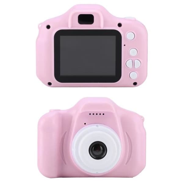 Kamera - HB057 - Barn - Silikon Skal - Stötresistent - Rosa