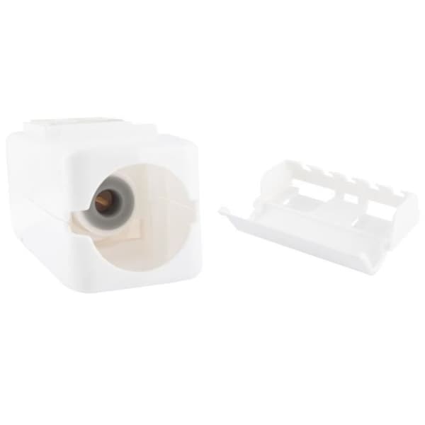 Tandkrämdispenser - Vit - Plast - Badrumsaccessoarer