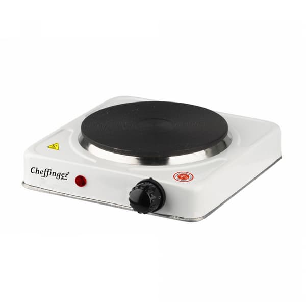 Cheffinger CF-EHS1000: 1000W elektrisk kogeplade - enkelt