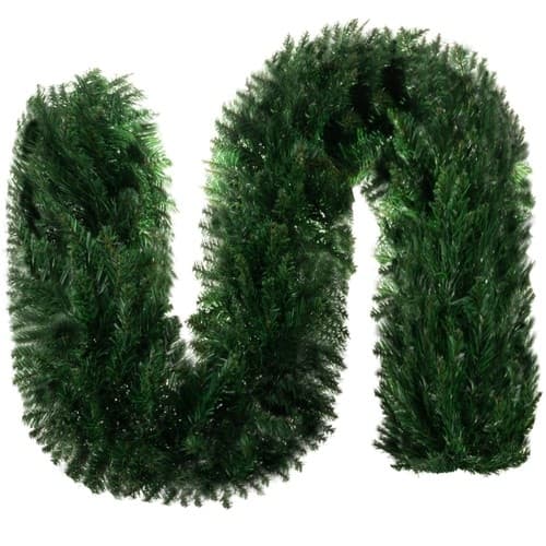 Eksklusiv julekrans 270cm - Holdbart plastikdesign
