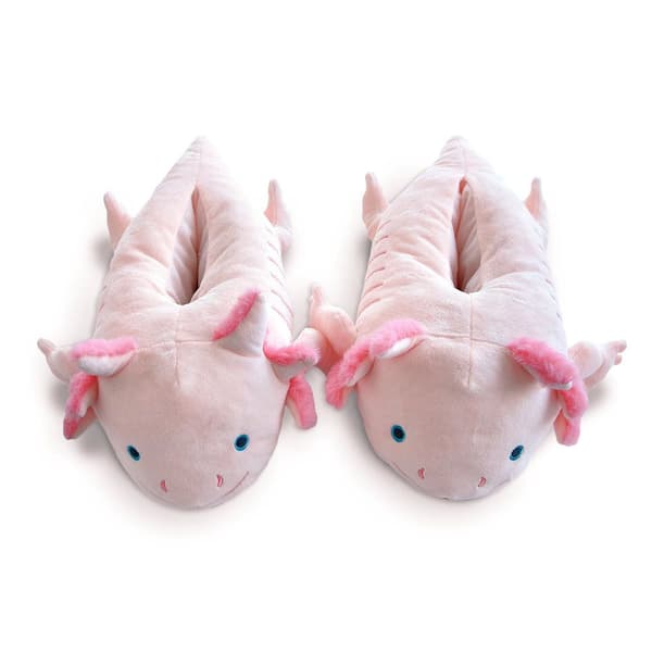 Axolotl-tøfler – myk polyester, universal passform 36–41