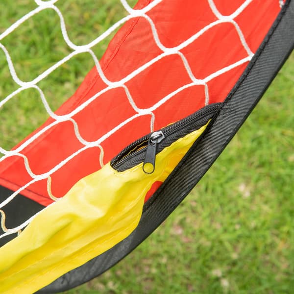 Sammenfoldelig fodboldmålsæt til haven 186x90x89 cm