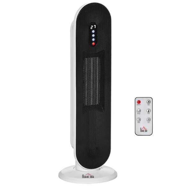 Keramisk varmeblæser 2000W med timer & fjernbetjening