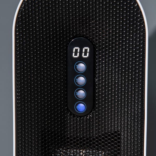 Keramisk varmevifte 2000W med timer og fjernkontroll