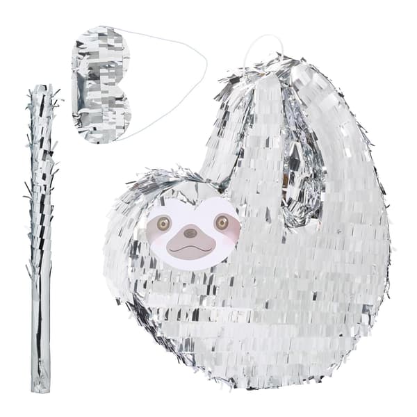 Pinata laiskiainen mailalla ja naamiolla