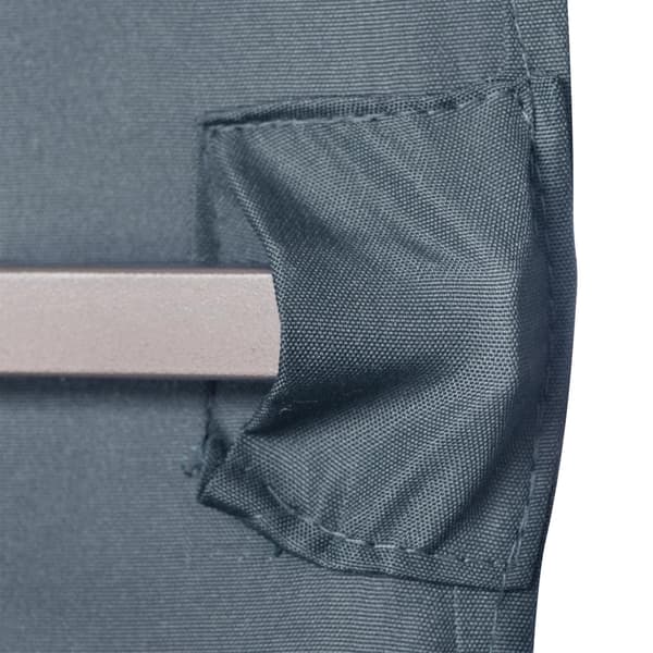 Ersättningstak 3x3m Mörkgrå Polyester Solskydd
