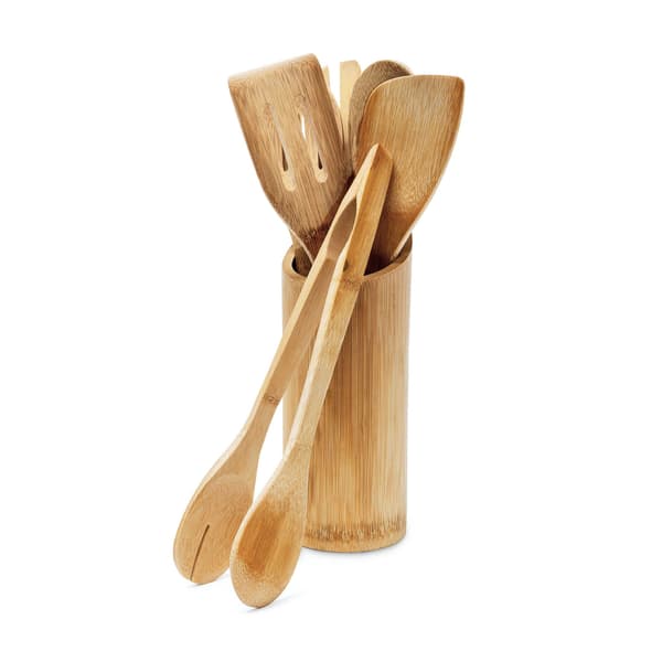 Bambu keittiövälinesarja 7 kpl