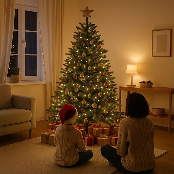 Kunstig juletre – Fullt, gjenbrukbart, miljøvennlig