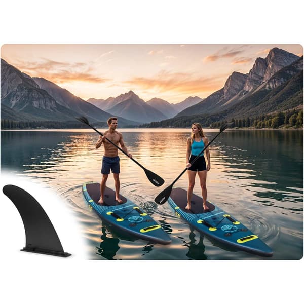 Stabiliseringsfinne for SUP-brett - Svart