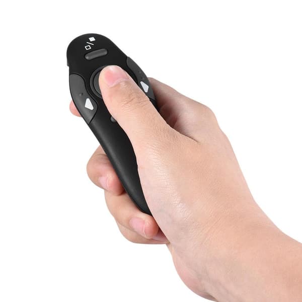 Fjärrkontroll för Presentationer med Inbyggd Laserpekare