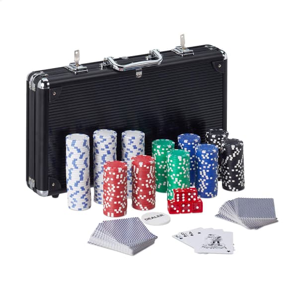 Pokerbag med 300 sjetonger