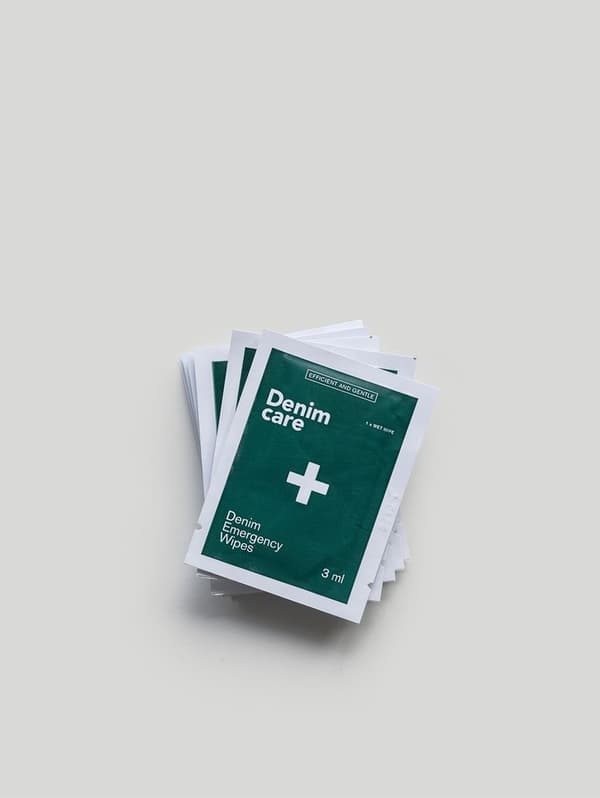 Denim Emergency Wipes 5-pak