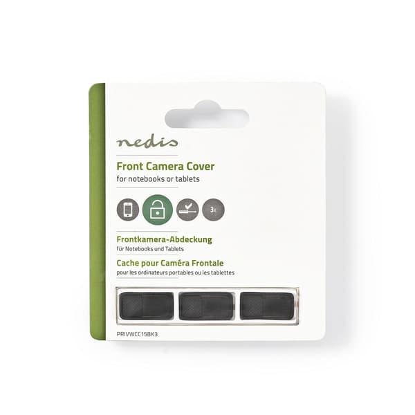 Webkamera Covers | Brukes til: Notisbok | Plast | Lim på baksiden | 1 stk.