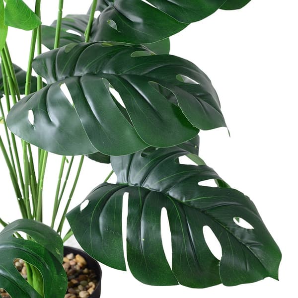 Skildpadderygge blade simulerer grønne planter - 36 cm
