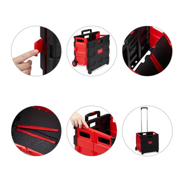 Sammenleggbar handlekurv