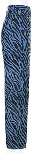 Zebrajeans Hög Mida Dam M ZUKMUK