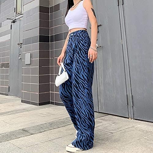 Zebrajeans Hög Mida Dam M ZUKMUK