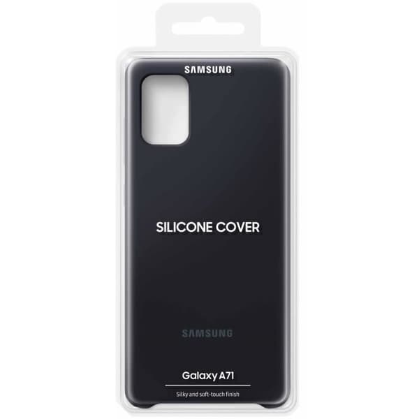 Siliconefodral Samsung A71 Svart