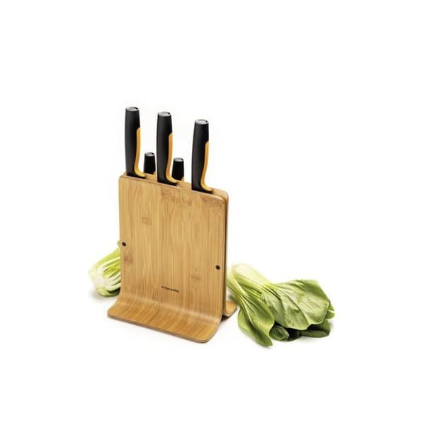 Fiskars 5-delt Sæt af Bambusknive