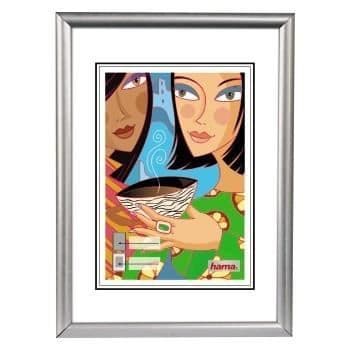 Billedramme - HAMA - Madrid - 30x40 cm - Plastik - Sølv - Rektangulær