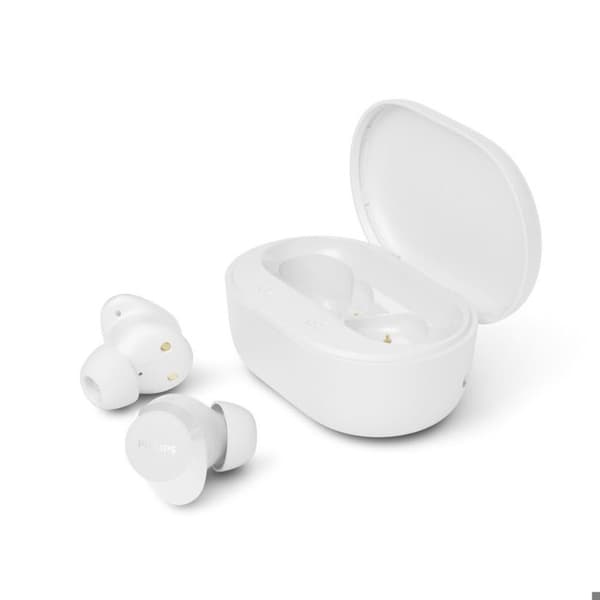 True Wireless hörlurar - PHILIPS - TAT1300WT - Bluetooth 5.3 - Batteritid 15 h - IPX4