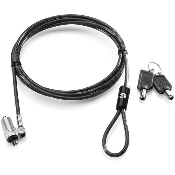 HP Keyed Cable Lock - Turvakaapeli - 1,83 m
