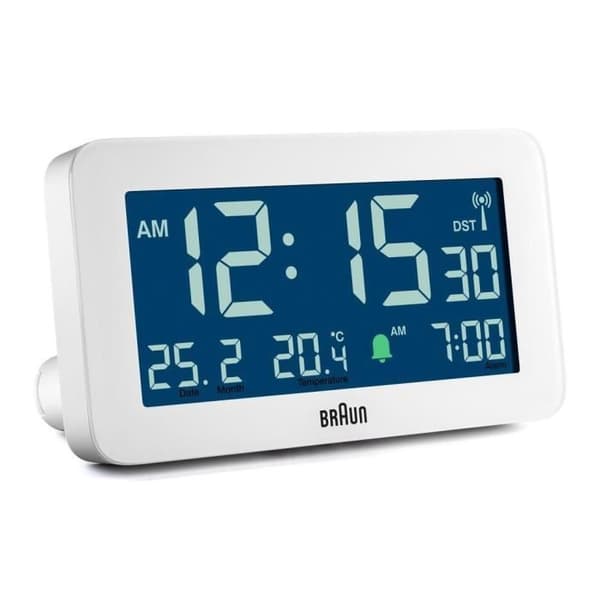 Radio-vækker - BRAUN - BC10 - Digital - Hvid - Baggrundsbelyst