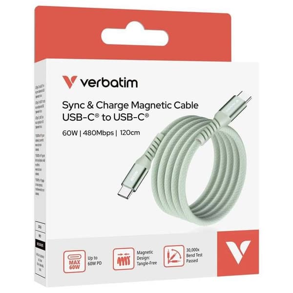 VERBATIM KABEL USB-C/ USB-C 60W LODRET
