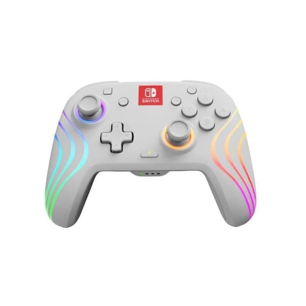 Gamepad Trådløs/USB Hvid Baggrundsbelyst Multiplatform Nintendo Switch Programmerbar