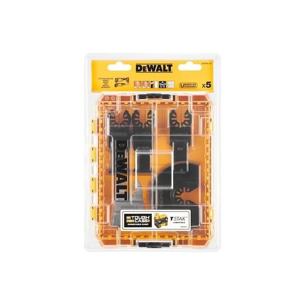Sæt med 5 oscillerende tilbehør til multi-værktøjer - DEWALT - DT20761-QZ