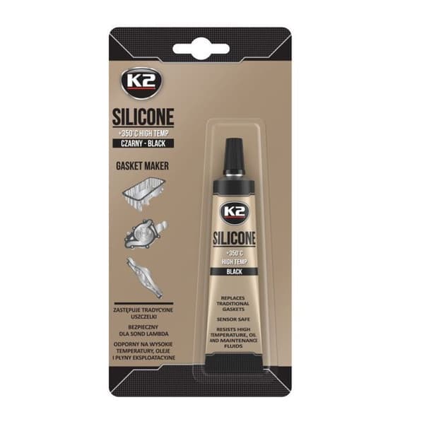 K2 Silicone B2150N Sort 21 g
