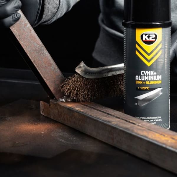 Degrippant - smøremiddel K2 - L352 - ZINC+SPRAY ALUMINIUM 400ML