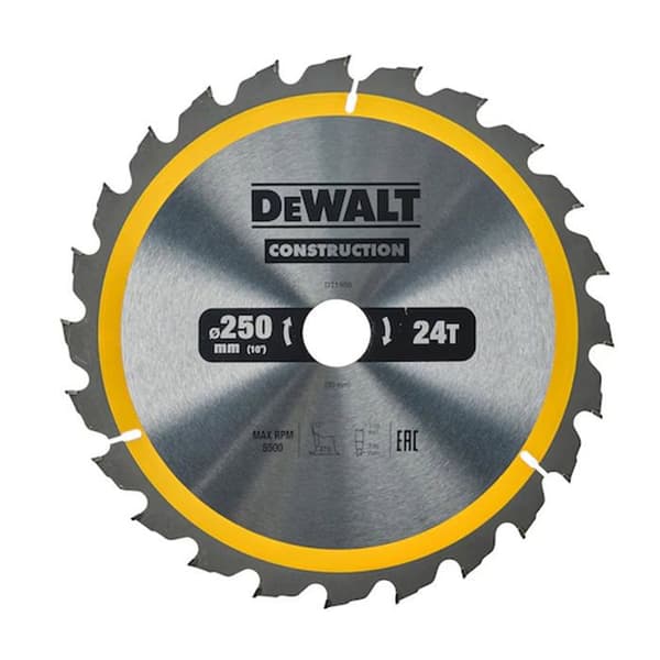Stationær rundsavblad - DeWALT - 250 mm - 24 tænder