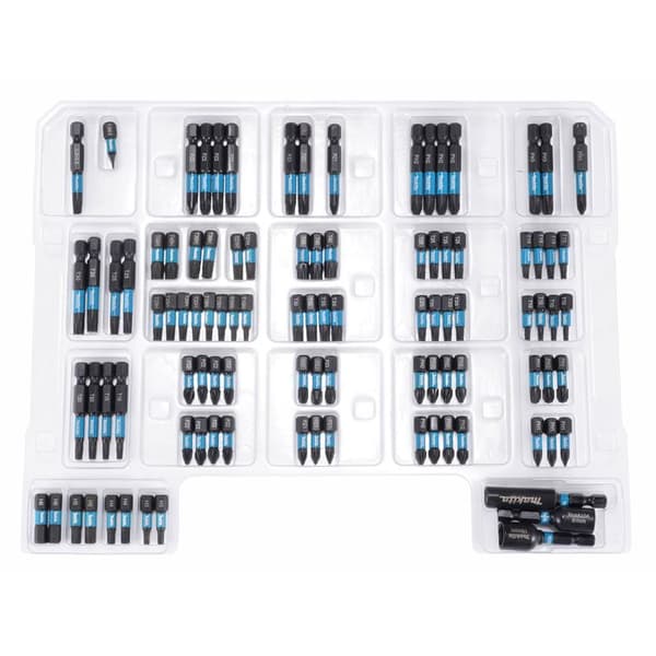 100 stk. bitsæt + opbevaringsrum - MAKITA - E-24826