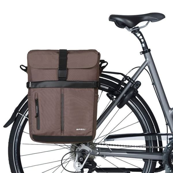 Sæt af bagagebærer tasker - BASIL - Move Commuter - Genanvendt polyester - MIK montering - 15L