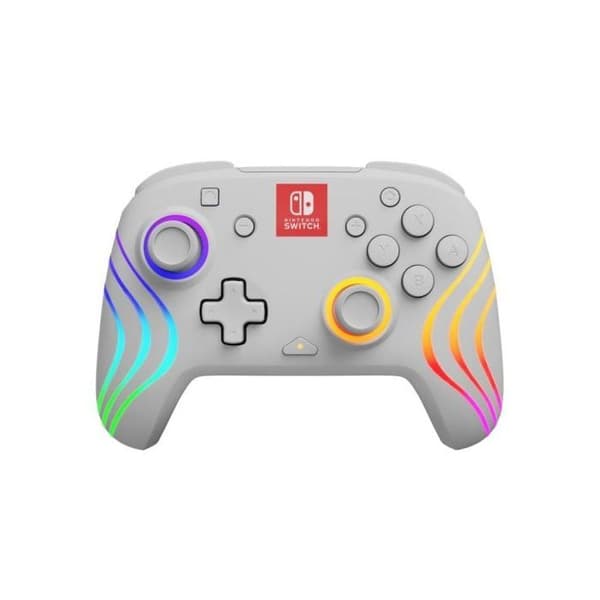 Gamepad Trådløs/USB Hvid Baggrundsbelyst Multiplatform Nintendo Switch Programmerbar