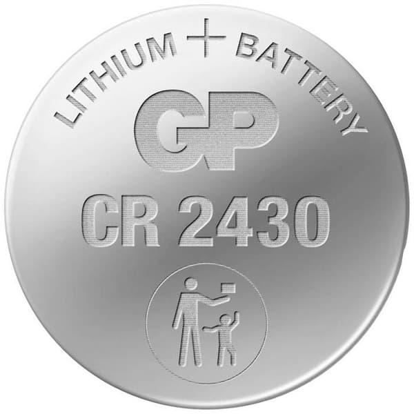 Lithiumknapcelle CR 2430 GP 300 mAh 3 V 2 stk.