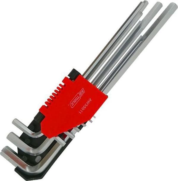 Clé Allen - Awtools - AW35011 - 9 dele - Lange - Type L