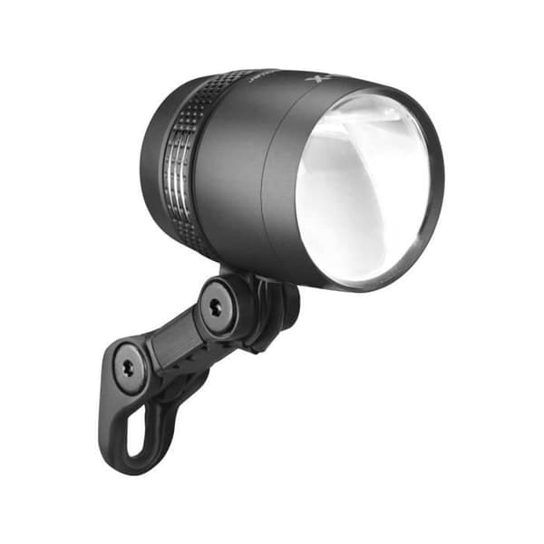 Forlygte til dynamo - Busch + Müller - Lumotec IQ-X Dame - 100 Lux - Sort