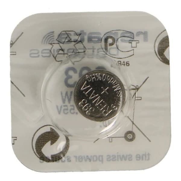Silveroxidknappbatteri 393 / SR754W 0% kvicksilver