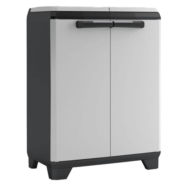 Keter Split Premium genbrugsarmoire grå og sort 92 cm 445042