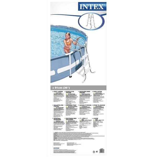 Trappe til Intex swimmingpools med max. 91 cm