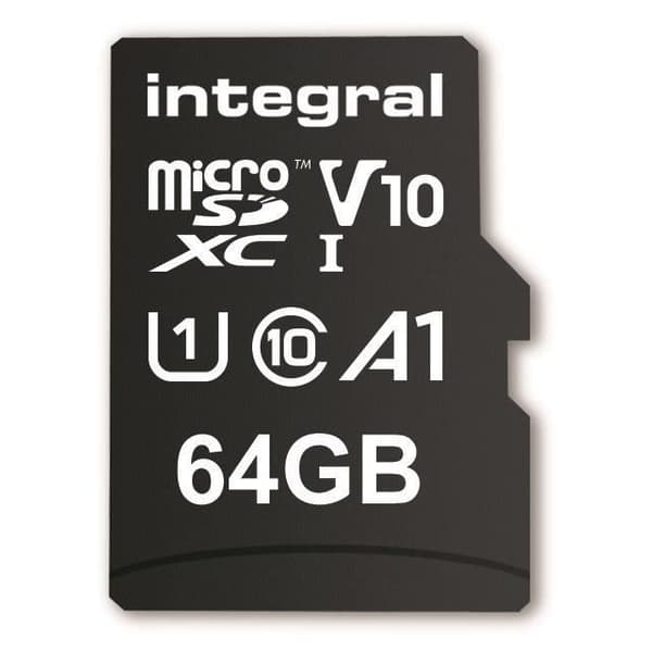 INTEGRAL MEMORY Micro SDXC 64GB Korkea Nopeus 100MB/s siirtonopeus