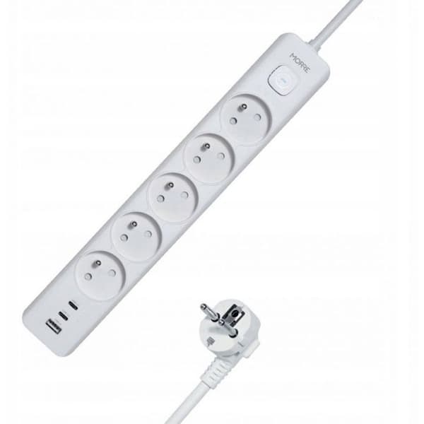 Multiprise Tiross MORRE MULTIPRESSION USB 5G, 2xUSB-C, 1,5 m