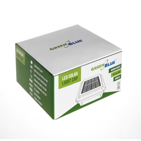 Universal solcellehavepæl lampe 61x41x45 mm