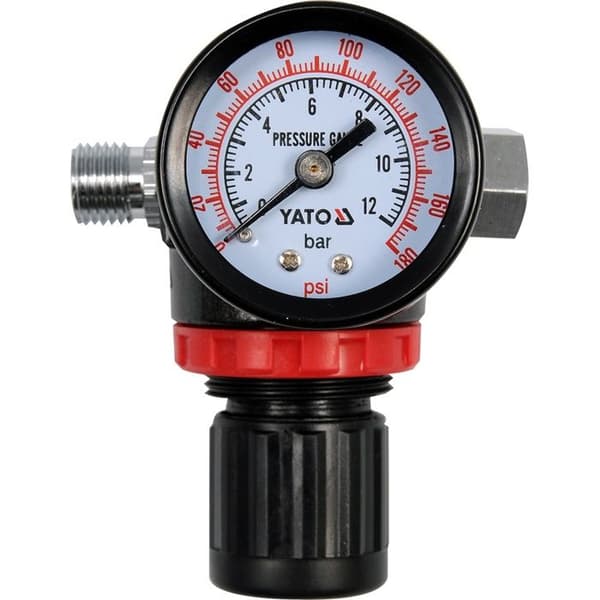 Trykreducer - YATO - YT-2381 - 1/4" - Polycarbonat - Maksimal tryk 1,2 MPa