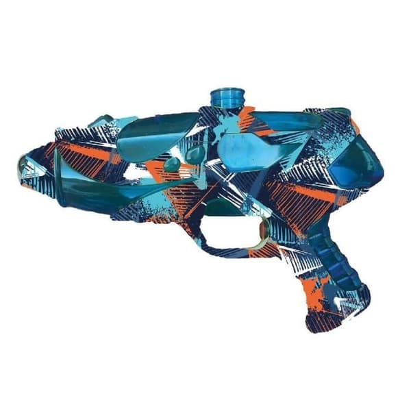 Vattenpistol - Graffiti 20 cm - Lufttrycksaction - Räckvidd ~6 m - Behållare 170 ml