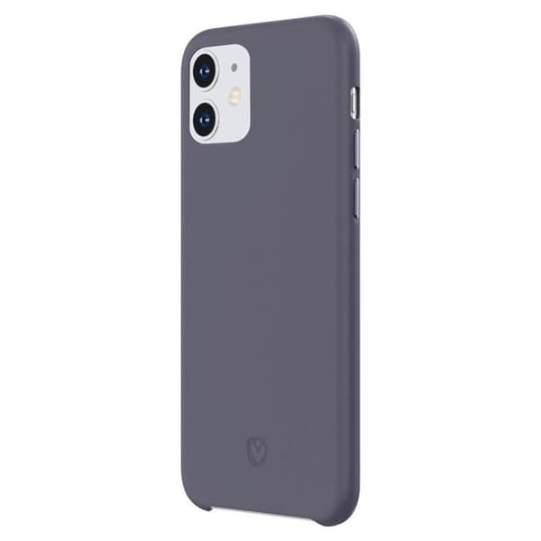 Coque - VALENTA - iPhone 11 - Ægte læder - Mikrofiberfor - Lilla