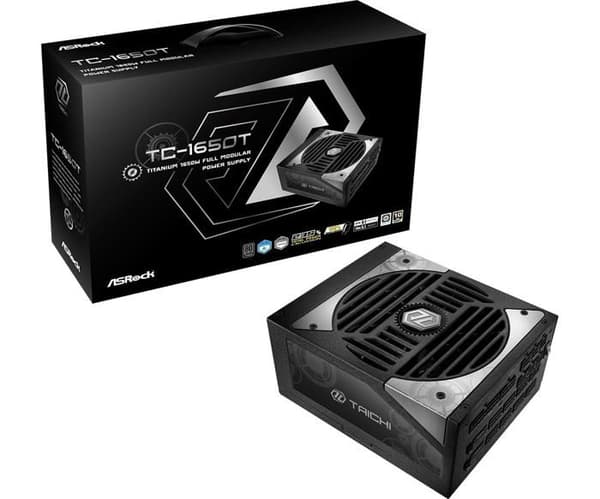 Strømforsyning - ASROCK - TC-1650T - 1650W - 80 Plus Titanium - Modulerbar