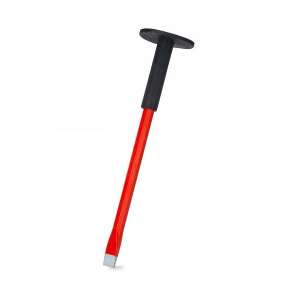 Muurarin chisel, tasa chisel 18 x 300 mm, terä 28 mm käsisuojuksella.